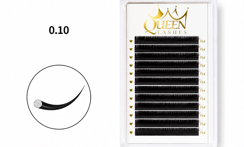Queen Classic Eyelash Extensions – Mixed Length Tray 8–16mm